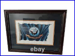 United States Navy Tom Butler Signed Framed Art Print Military Patriotic