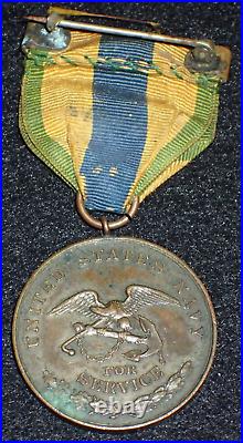 United States Navy USN Mexico Border 1911 1917 Service Medal Numbered'13409