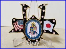 United States Navy USS Chancellorsville CG-62 Yokosuka, Japan Challenge Coin