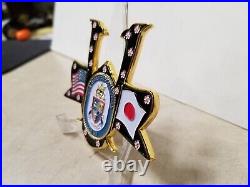 United States Navy USS Chancellorsville CG-62 Yokosuka, Japan Challenge Coin