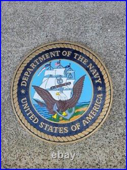 United States Navy Wooden Plaque 14