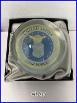 United States Navy and Air Force Dynasty Gallery Heirloom Collection Paperweight