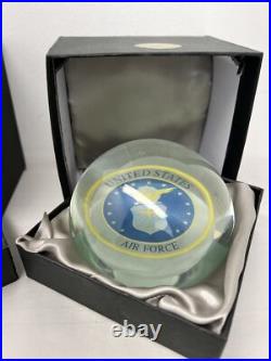 United States Navy and Air Force Dynasty Gallery Heirloom Collection Paperweight
