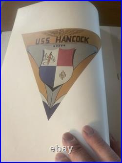 United States Ship Hancock USS CVA-19 1944 1969 Rare Hardcover Navy