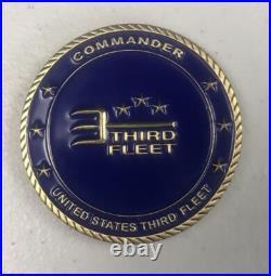 United States Third Fleet Commander Navy Challenge Coin