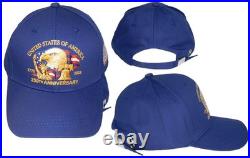 United States of America 250th Anniversary Navy Blue Embroidered Cap Hat