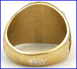 United states Navy Seals Ring 10k Yellow Gold Seal Team 6 Alpha Collectors Ring