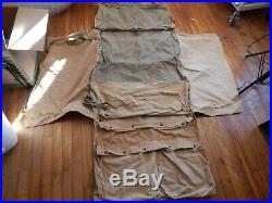 Unusual WW2 US Navy CHAPLAIN's Folding KIT Wardrobe DUFFLE Bag a rare piece