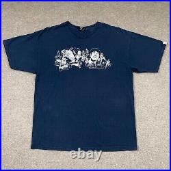 Upper Playground Shirt Adult Extra Large XL Navy Blue Ice Cube Friday Movie Tee