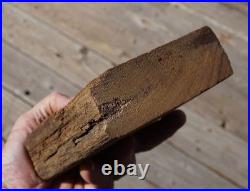 Us Navy Artifact Wwii Teak Relic From Deck Of Ww2 Battleship Uss New Jersey Bb62