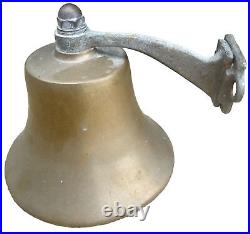 Us Navy Bronze Ship Watch Deck Bell 6 Inch, Loeffler, Penndel, Pa, Vintage