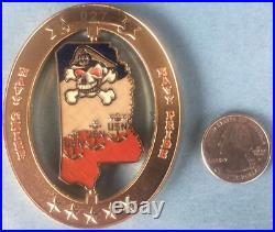 Us Navy Challenge Coin Uss Mississippi (ssn-782) Chiefs Mess Cpo / Serialized