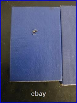 Us Navy Sterling Silver -dated Box Medals -v5 Badge -ribbons Worn- Estate Find