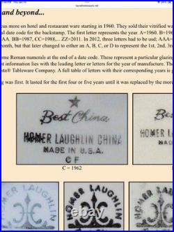 Us navy fouled anchor china Set 8 Dinner Plates Homer Laughlin 9.5 1960s