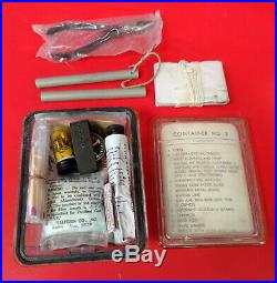 Usaf/usn Seek 1 Escape & Evasion Survival Kit 2 Parts 1964