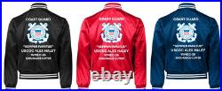 Uscg Uscgc Alex Haley Wmec-39 Endurancesatin Jacket Uscg Official License