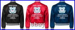 Uscg Uscgc Alex Haley Wmec-39 Endurancesatin Jacket Uscg Official License