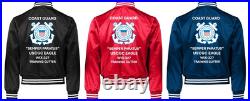 Uscg Uscgc Alex Haley Wmec-39 Endurancesatin Jacket Uscg Official License