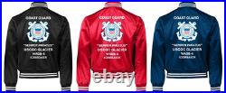 Uscg Uscgc Alex Haley Wmec-39 Endurancesatin Jacket Uscg Official License