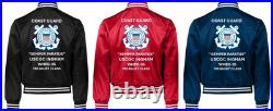 Uscg Uscgc Alex Haley Wmec-39 Endurancesatin Jacket Uscg Official License