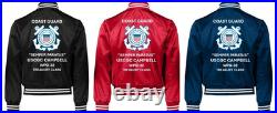 Uscg Uscgc Alex Haley Wmec-39 Endurancesatin Jacket Uscg Official License