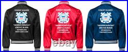 Uscg Uscgc Alex Haley Wmec-39 Endurancesatin Jacket Uscg Official License