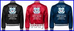 Uscg Uscgc Alex Haley Wmec-39 Endurancesatin Jacket Uscg Official License
