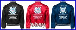 Uscg Uscgc Alex Haley Wmec-39 Endurancesatin Jacket Uscg Official License