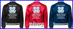 Uscg Uscgc Alex Haley Wmec-39 Endurancesatin Jacket Uscg Official License