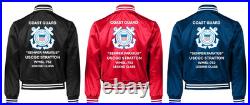Uscg Uscgc Polar Starwagb-10 Polar Clssatin Jacket Uscg Official License