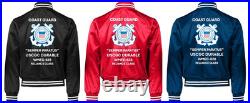 Uscgc Decisive Wmec-629 Reliance Classsatin Jacket Uscg Official License Uscgc Decisive Wmec-629 Reliance Classsatin Jacket Uscg Official License