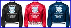 Uscgc Edisto Wagb-284 Wind Classsatin Jacket Uscg Official License