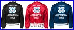 Uscgc Edisto Wagb-284 Wind Classsatin Jacket Uscg Official License