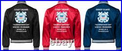 Uscgc Edisto Wagb-284 Wind Classsatin Jacket Uscg Official License
