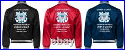 Uscgc Edisto Wagb-284 Wind Classsatin Jacket Uscg Official License