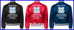 Uscgc Edisto Wagb-284 Wind Classsatin Jacket Uscg Official License
