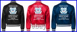 Uscgc Madrona Wlb-302 Buoy Tendersatin Jacket Uscg Official License