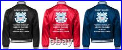 Uscgc Madrona Wlb-302 Buoy Tendersatin Jacket Uscg Official License