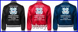 Uscgc Madrona Wlb-302 Buoy Tendersatin Jacket Uscg Official License