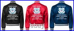 Uscgc Madrona Wlb-302 Buoy Tendersatin Jacket Uscg Official License
