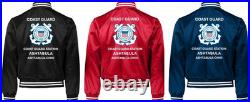 Uscgcoast Guard Station Cleveland Harbor-ohsatin Jacket Uscg Official License