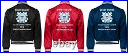 Uscgcoast Guard Station Cleveland Harbor-ohsatin Jacket Uscg Official License
