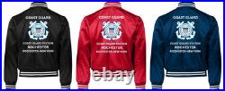 Uscgcoast Guard Station Cleveland Harbor-ohsatin Jacket Uscg Official License
