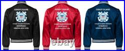 Uscgcoast Guard Station Cleveland Harbor-ohsatin Jacket Uscg Official License