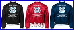 Uscgcoast Guard Station Cleveland Harbor-ohsatin Jacket Uscg Official License