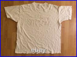 Used Vintage 1989 United States Navy White T-Shirt Missing Size Tag Large Or XL