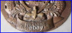 Usn Navy Vintage Military Brass Plaque Submarine Flotilla Two Sub Group 2 Usn Navy Vintage Military Brass Plaque Submarine Flotilla Two Sub Group 2