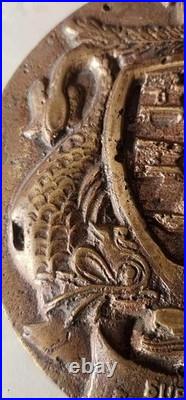 Usn Navy Vintage Military Brass Plaque Submarine Flotilla Two Sub Group 2