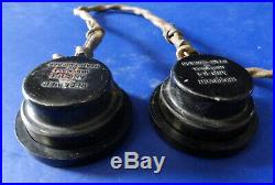 Usn/usaaf Flying Helmet Receiver Set Anb-h-1- Tested Working Condition
