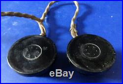 Usn/usaaf Flying Helmet Receiver Set Anb-h-1- Tested Working Condition